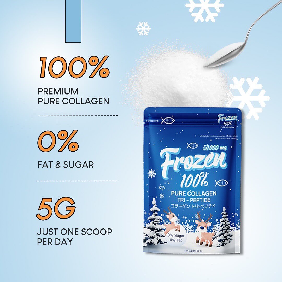 Frozen 100% Pure Collagen Tri - Peptide 50,000 mg 100% premium