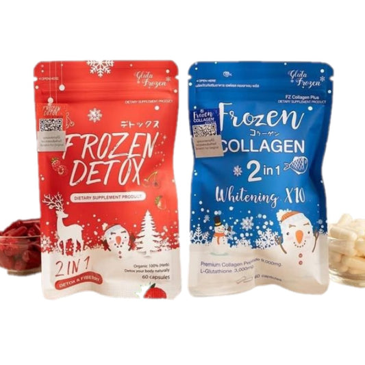 Frozen Collagen X Frozen Detox 2x Skin And Shape