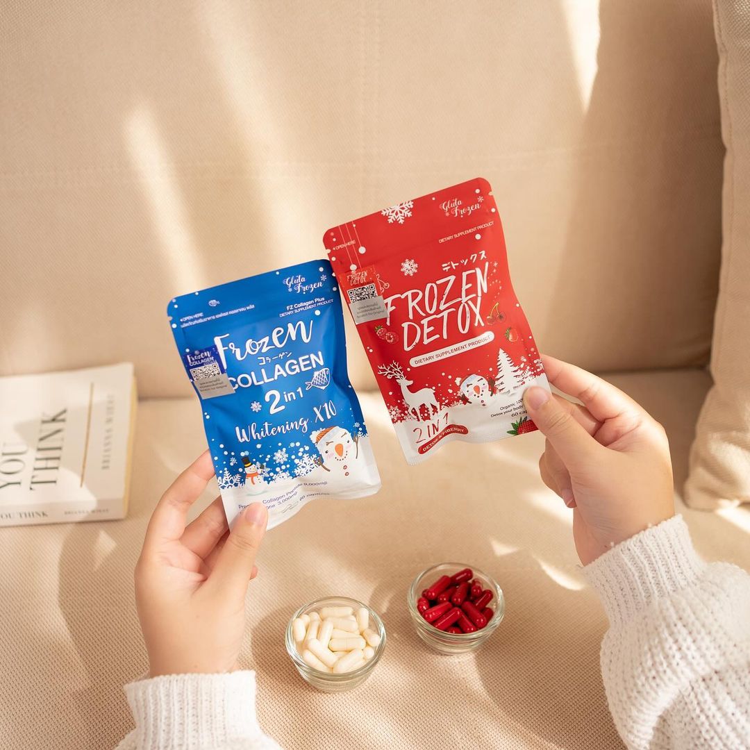 Frozen Collagen X Frozen Detox 2x Skin And Shape