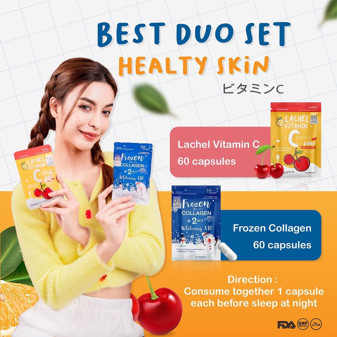 Frozen Collagen X Lachel Vitamin C Healthy set
