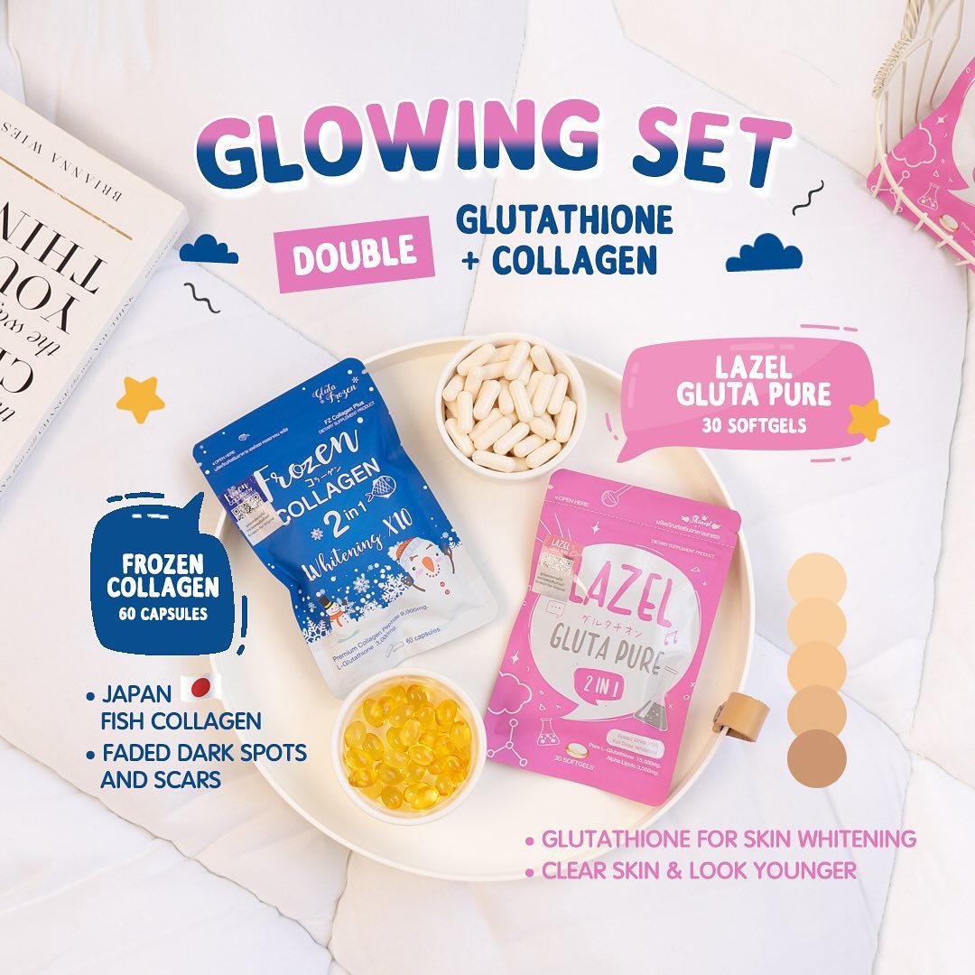 Frozen Collagen x Lazel Gluta