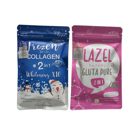 Frozen Collagen x Lazel Gluta