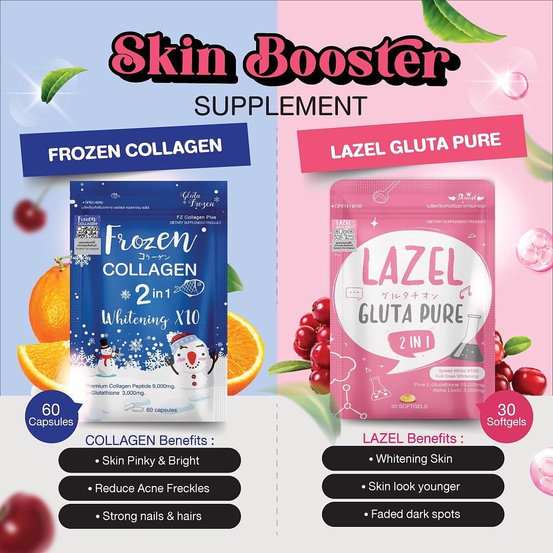 Frozen Collagen x Lazel Gluta