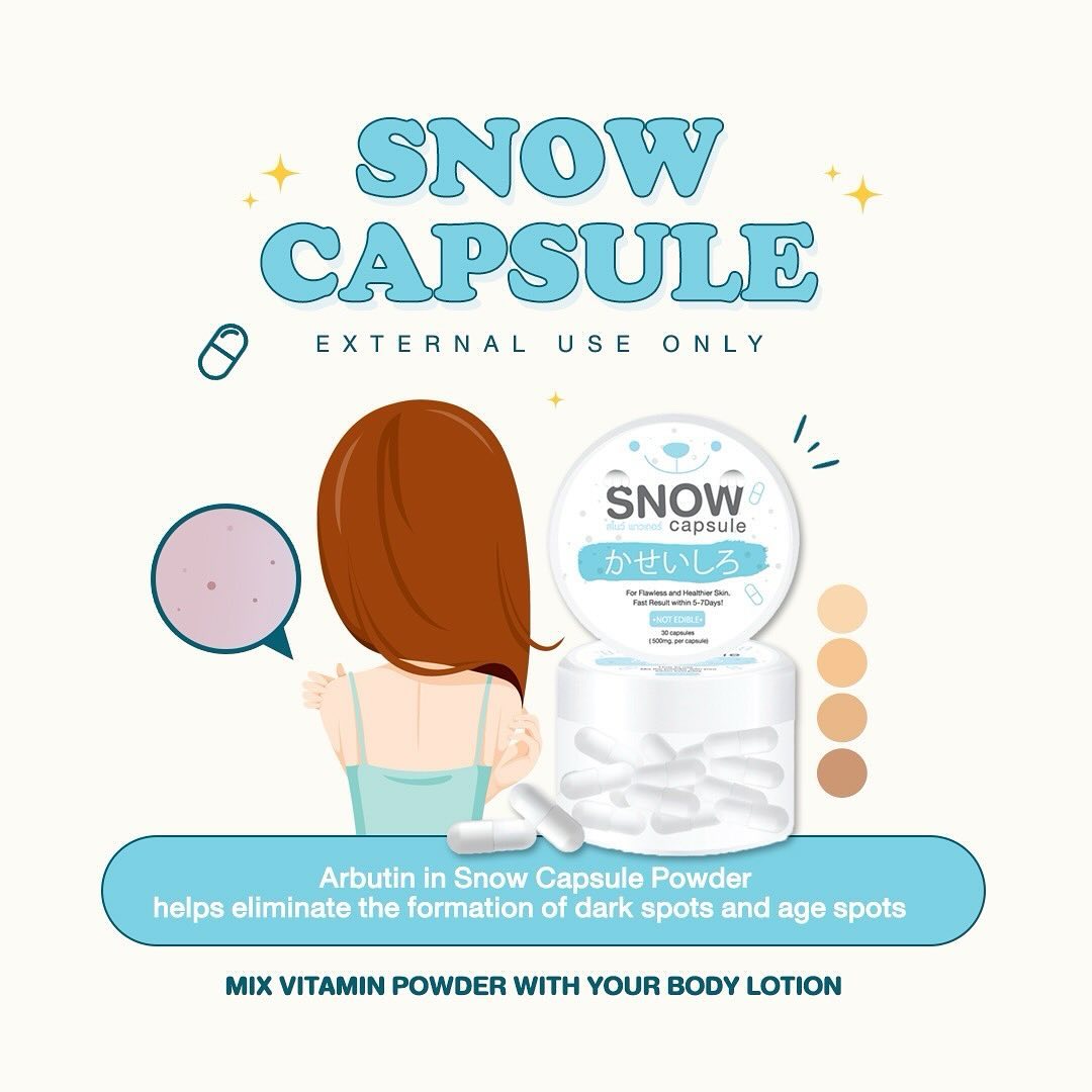 Gluta Snow Capsules (External use only )