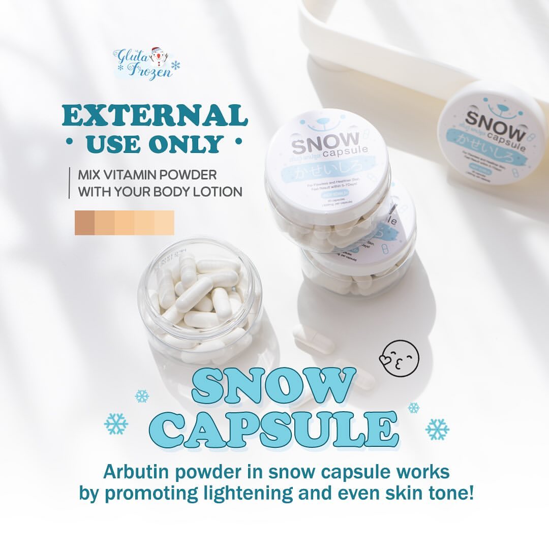 Gluta Snow Capsules (External use only )