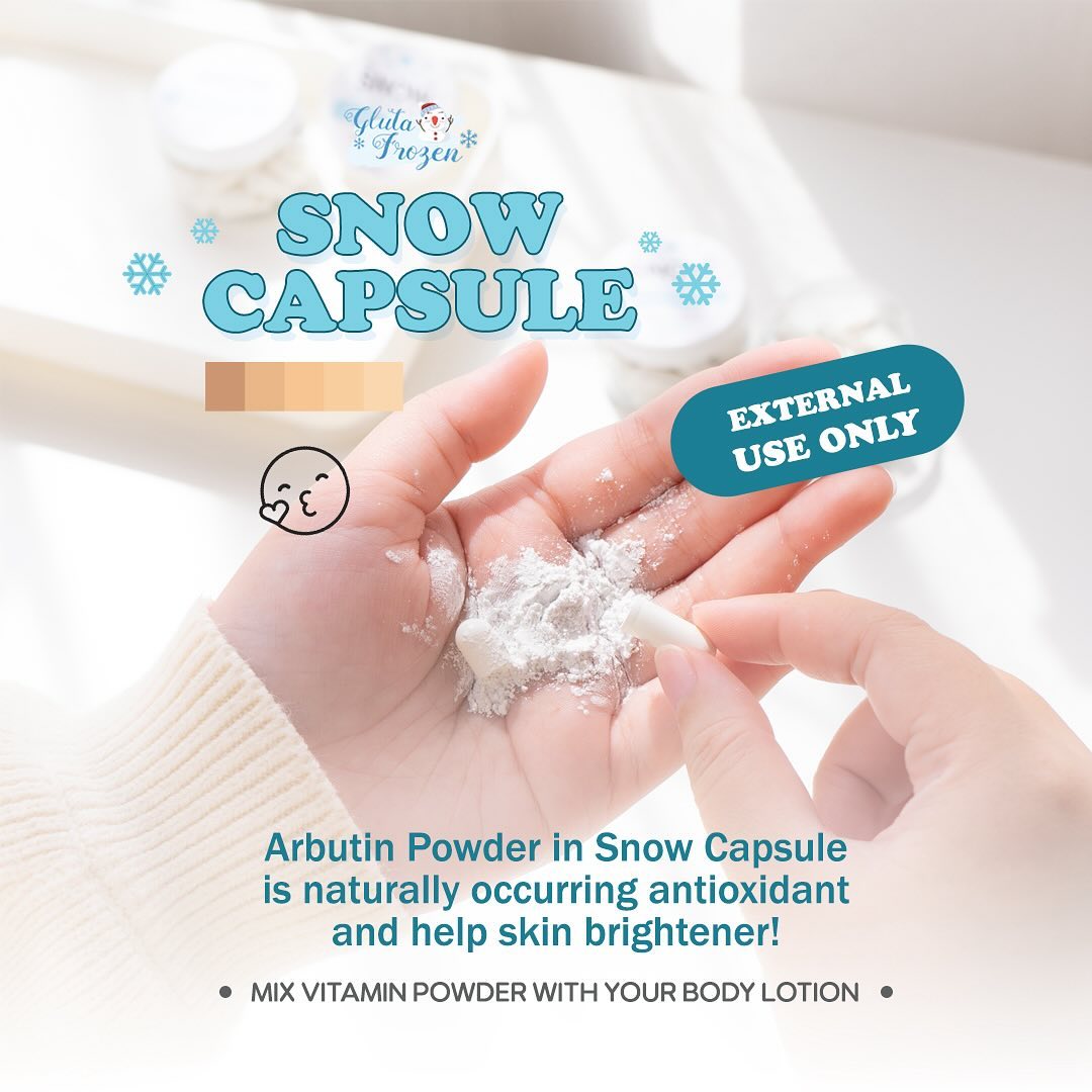 Gluta Snow Capsules (External use only )