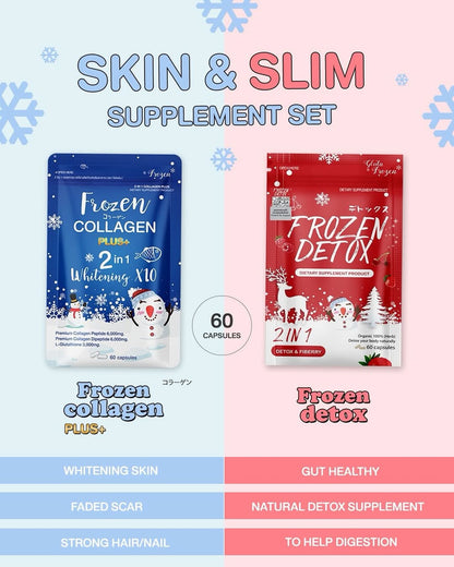 Frozen Collagen Plus+  X Frozen Detox 2x Skin And Shape 2