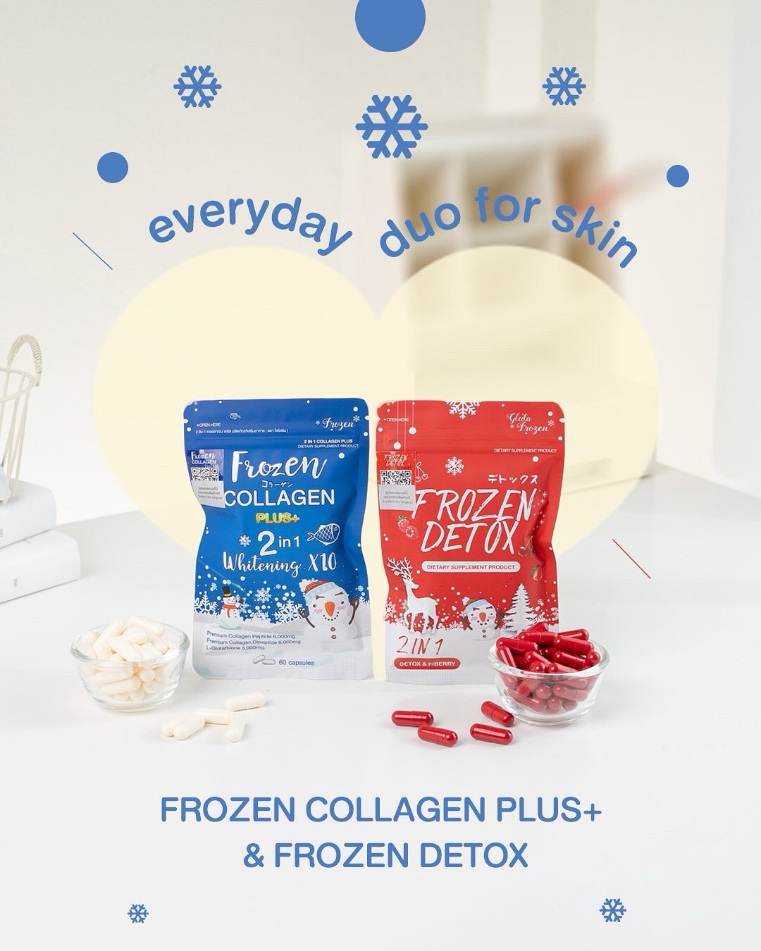 Frozen Collagen Plus+  X Frozen Detox 2x Skin And Shape 4