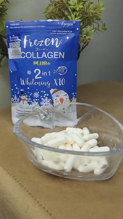 Frozen Collagen Plus+ 2 in 1 Whitening x10